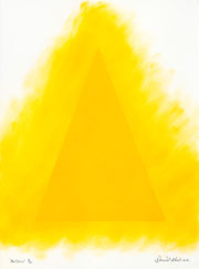 "Yellow", David Nash, 2012, pochoir, 76 x 56,5cm