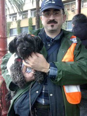 Chispa y yo en evento Cancoruña 2010.