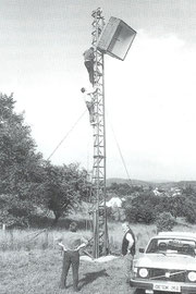 Die alte Vogelstange auf Baltes Wiese