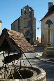 La place du village de Fanlac