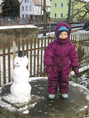 Ilays erster Schneemann