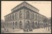 Le musée : vue extérieure du bâtiment, Archives municipales et communautaires de Brest, carte postale, début du XXe siècle.