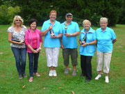 v.l. Heike + Sigrid (2.Pl.), Margot + Helmut (1. Pl.), Luzie + Karola (3. Pl.)