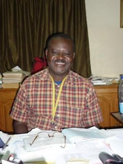 Portrait of Innocent Djonthe, headmaster