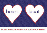 Flyer: heart.beat. alternative wedding music