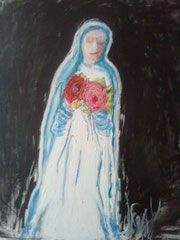 Hansi Oesterlein "Liebe und Friede" 80x100 Acryl