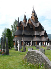 (Größte Stabskirche Norwegens in Heddal)