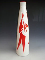 Zsolnay, János Török, Vase, 1980s