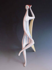 Zsolnay, János Török, Figurine, 1960s
