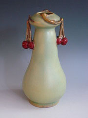 Zsolnay Cherry Vase, 1900s