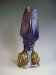 Zsolnay Snails Vase, 1900s