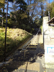 胸突坂 冬の日