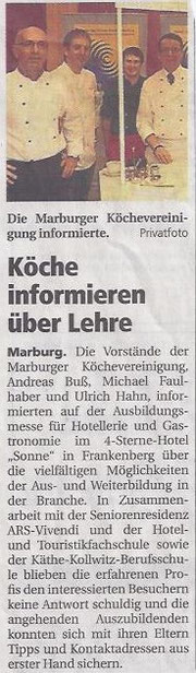  02.01.2012 - Köche informieren über Lehre 