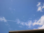 飛行機雲~♪