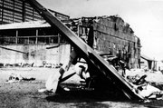 Hangars et avions détruits - Juin 1940