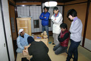 町屋 設営