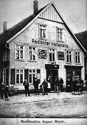 Vorläufer der Sprottendiele an der Blessenstätte um 1910