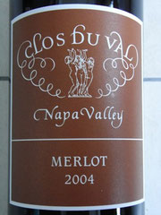 Clos Du Val Merlot 2004