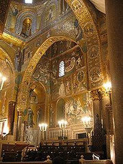 The magnificient Chapel, inside "Palazzo dei Normanni"