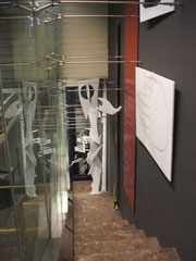 Ausstellung "decoupages" in der Galerie "Kunst an der Treppe", April, Mai 2006