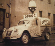 Citroën 2 CV AZU "OFKOC l'oeuf pour tous"  1954