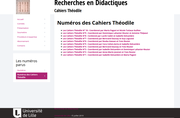 site des Cahiers Théodile