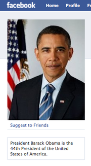 Obama auf Facebook