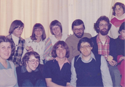 Hanne (Mitte) 1978 als Leiterin einer Erziehungsberatung mit ihrem Team