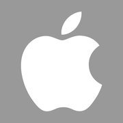 Logo Apple pomme croqué