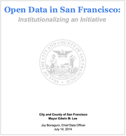 サンフランシスコ市の新オープンデータ戦略