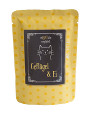 Reico Feuchtfutter für Katzen mEATzie Geflügel und Ei.