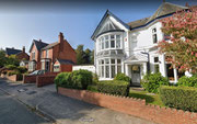 There is a wide variety of housing in Harborne - here large detached houses in Wentworth Road. Image from Google Streetview