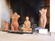 photo de groupe de mes sculptures