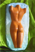 moulage platre d'aphrodite (peinture en cours)