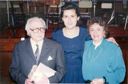 Humberto Carfi, Marcela Méndez y Elena Carfi
