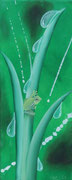 Halme Tropfen Frosch grün   20cm x 50cm   39,00 EUR