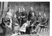 Familie Hans Köttl der Gründer der Fischzucht Köttl  um 1880