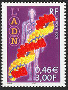 2001 YT 3423  Le siècle au fil des timbres - Recherche sur l'ADN