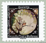 2019 - Aux pays des merveilles - Assiette production CREIL et MONTEREAU Musée d'Orsay CHRISTELLE GUENOT