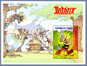  1999 FRANCE - Journée du timbre Bloc-feuillet Asterix - Goscinny et Uderzo - YT 22