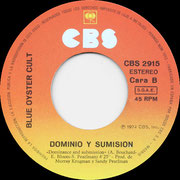 Career of Evil / Dominance and Submission - Spain - B