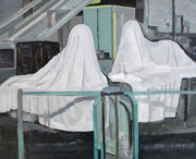 “Dream Is Dust Now" 2025　530×652mm Oil on canvas