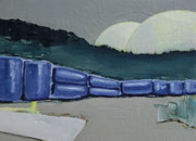 "Where Is Your Roommate?" 2025　242×333mm Oil on canvas