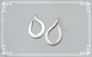 Tropfen-Wirework-Silberdraht-Ohrringe