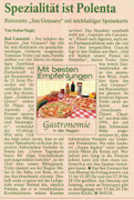Zeitungsbericht