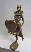 Massaifigur aus Bronze - Afrikanische Deko - Statue - Klaus Dellefant - Asiatika - München