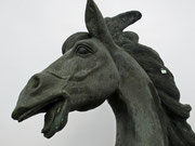 Bronze Pferd Garten Dekoration Dellefant