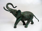 Elefant aus Bronze - Yin & Yang Asiatika - Klaus Dellefant