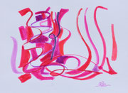 L'Esquif - aquarelle et pastel sur papier - 30x40 cm