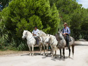 Die Inhaber der Stier-Ranch Cavallini